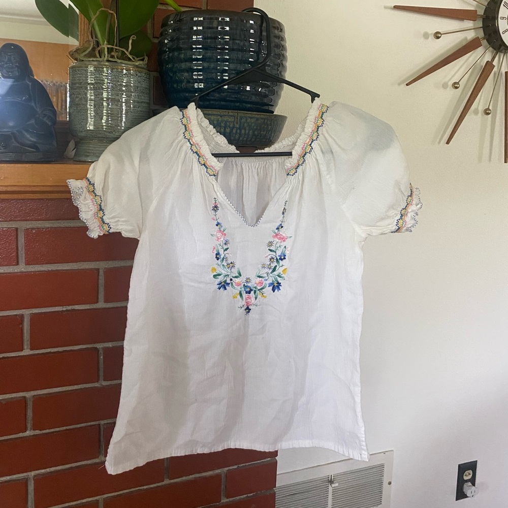 Cute Flower Blouse